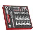 Teng Tools TED3836 - 36 Piece 3/8" Drive Socket Set in EVA Tray TED3836